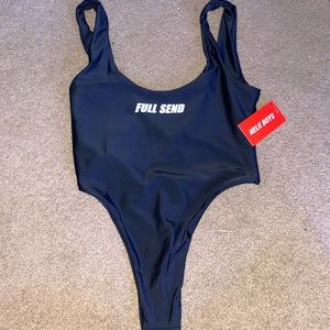 FULL SEND JUNE DROP 🍍💦 ONE PIECE BIKINI SZ SMALL